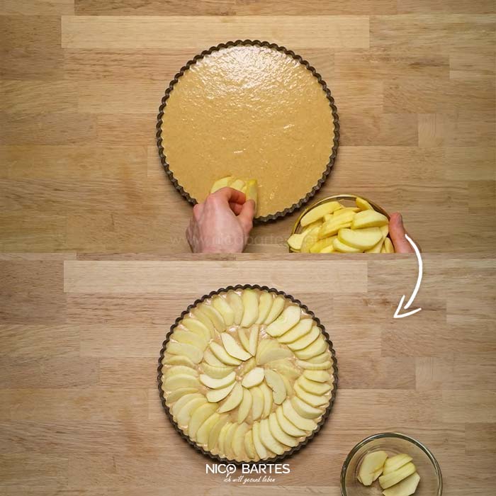 Apfelkuchen zubereitung