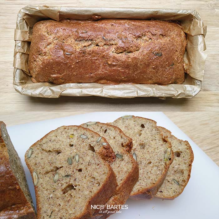 gesundes Brot mit wenig Fett und Kohlenhydrate