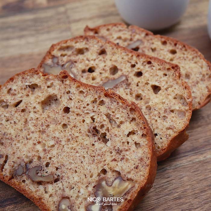 Blitzschnelles Low Carb Nuss-Brot Rezept mit viel Eiweiß