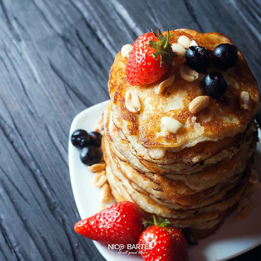 Sehr einfaches und leckeres Pfannkuchen Rezept ohne Mehl