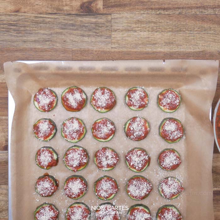 Zucchini mit Parmesan