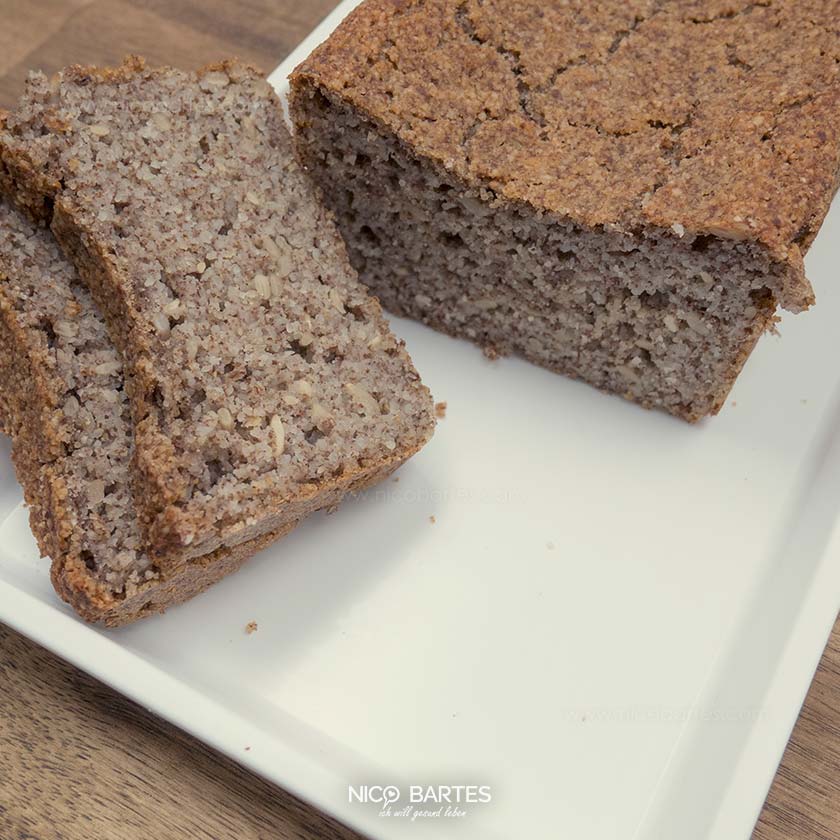 Veganes Low Carb Brot ohne Gluten