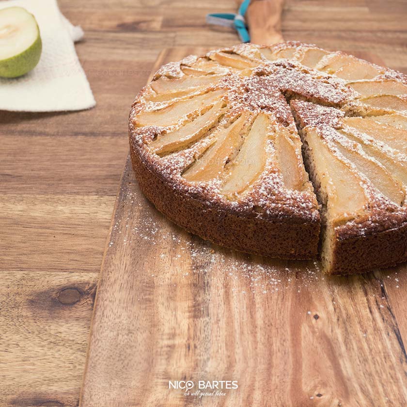  Low Carb Birnenkuchen mit Lavendel