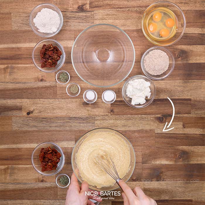 Zubereitungsschritte Brot