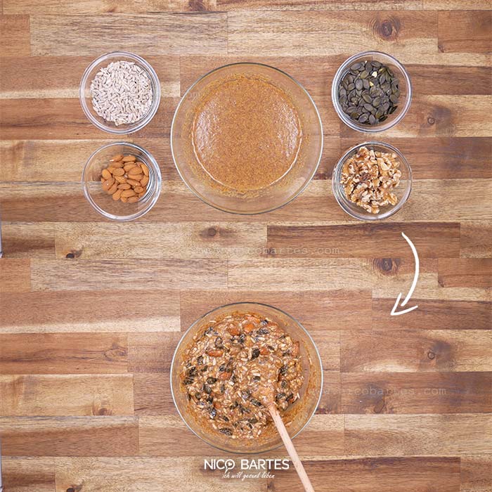 Zutaten f&uuml;r Nussbrot