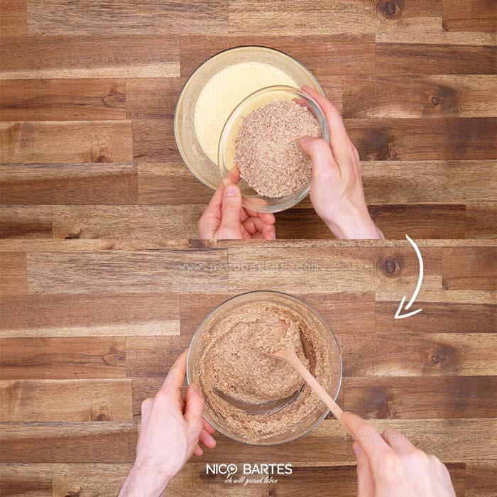 Masse für Low Carb Rührteig