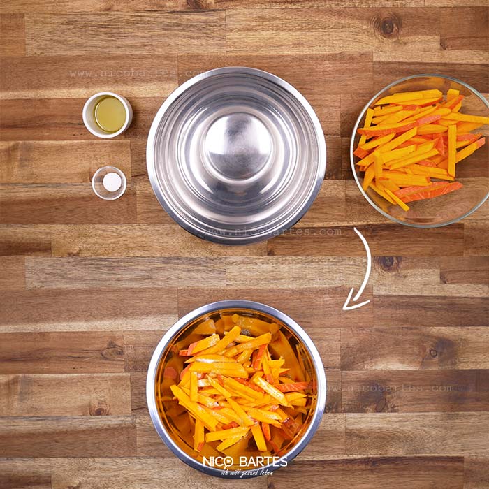 Schüssel mit Pommes