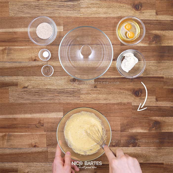 Richtiges verrühren von Zutaten