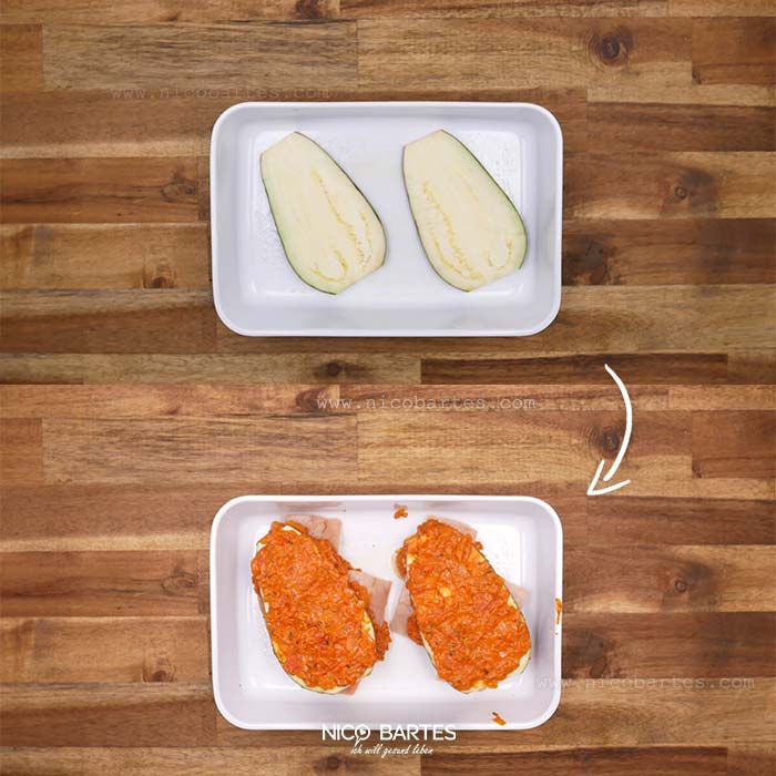 Auflauf mit wenig Schichten