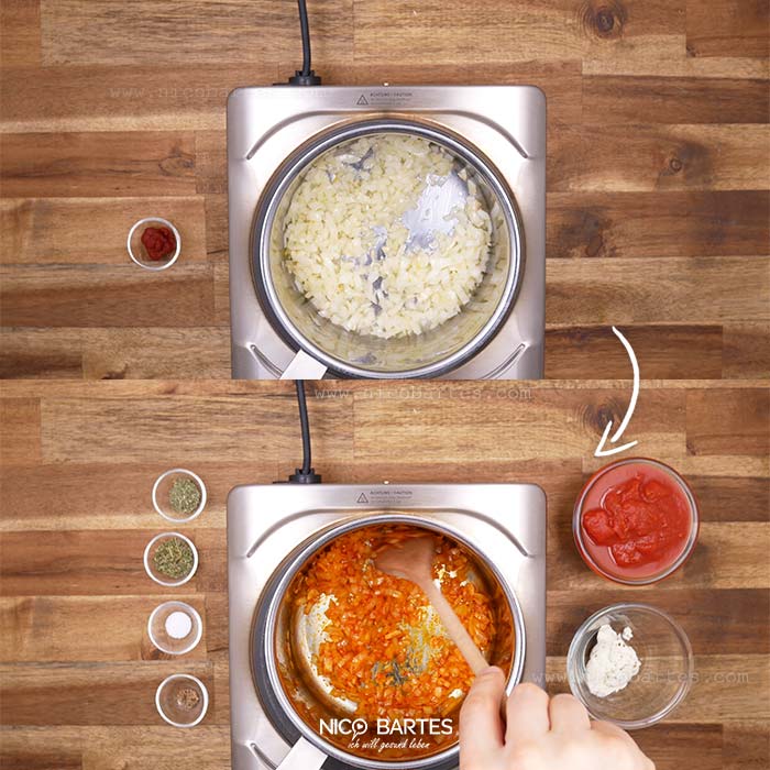 Anleitung zum And&uuml;nsten eines Low Carb Rezeptes