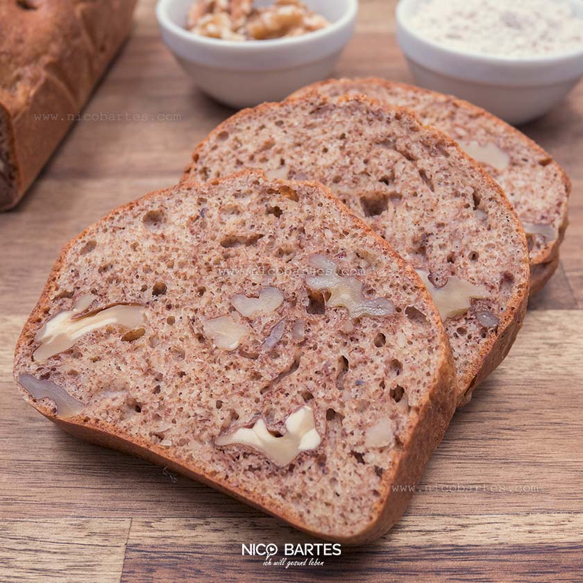 Walnuss-Brot | Kohlenhydratreduziert & Gesund