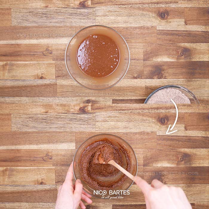 Teig f&uuml;r gesunde Schoko-Brownies