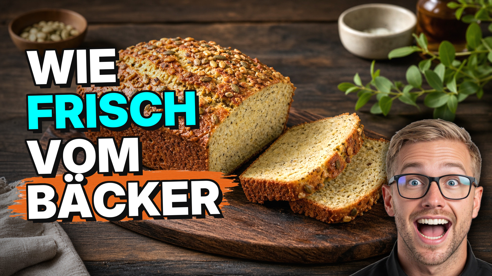 Low Carb Brot Rezept: Knuspriges Brot mit saftiger Krume