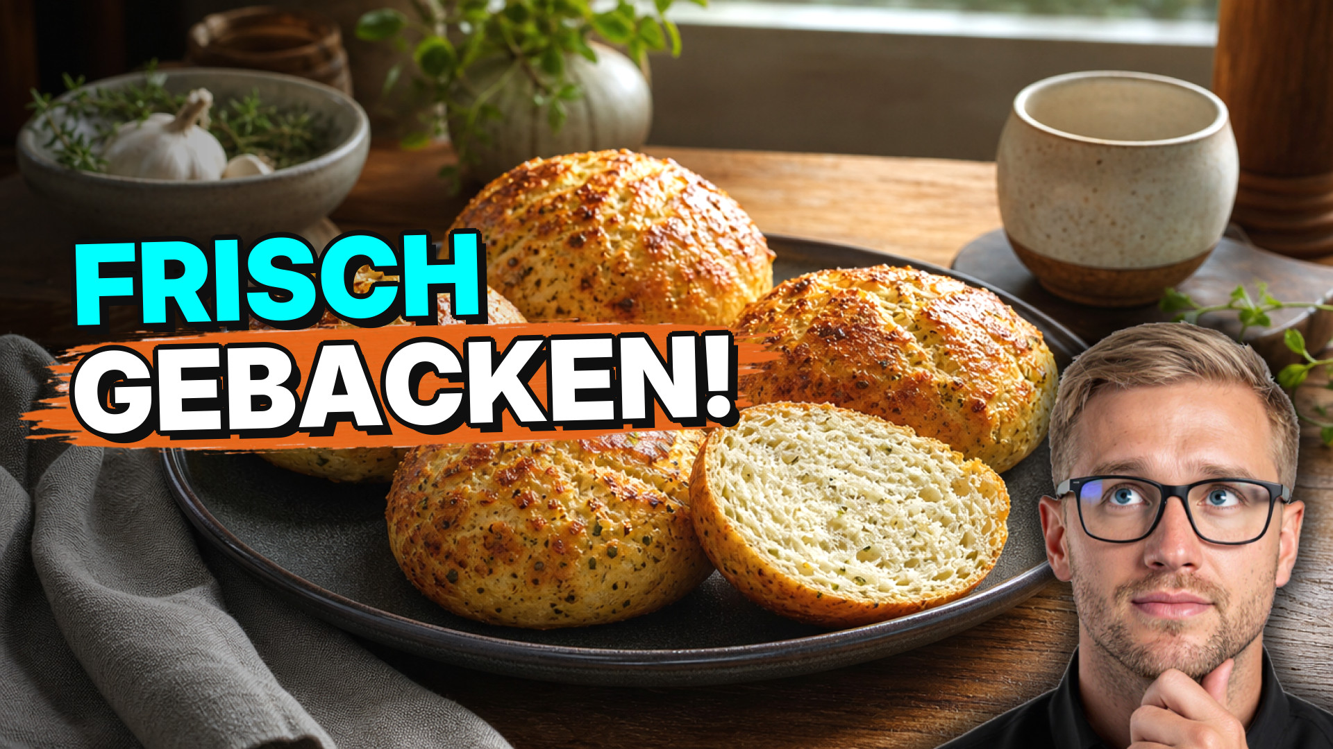 Low Carb Brötchen aus dem Thermomix – einfach und goldbraun