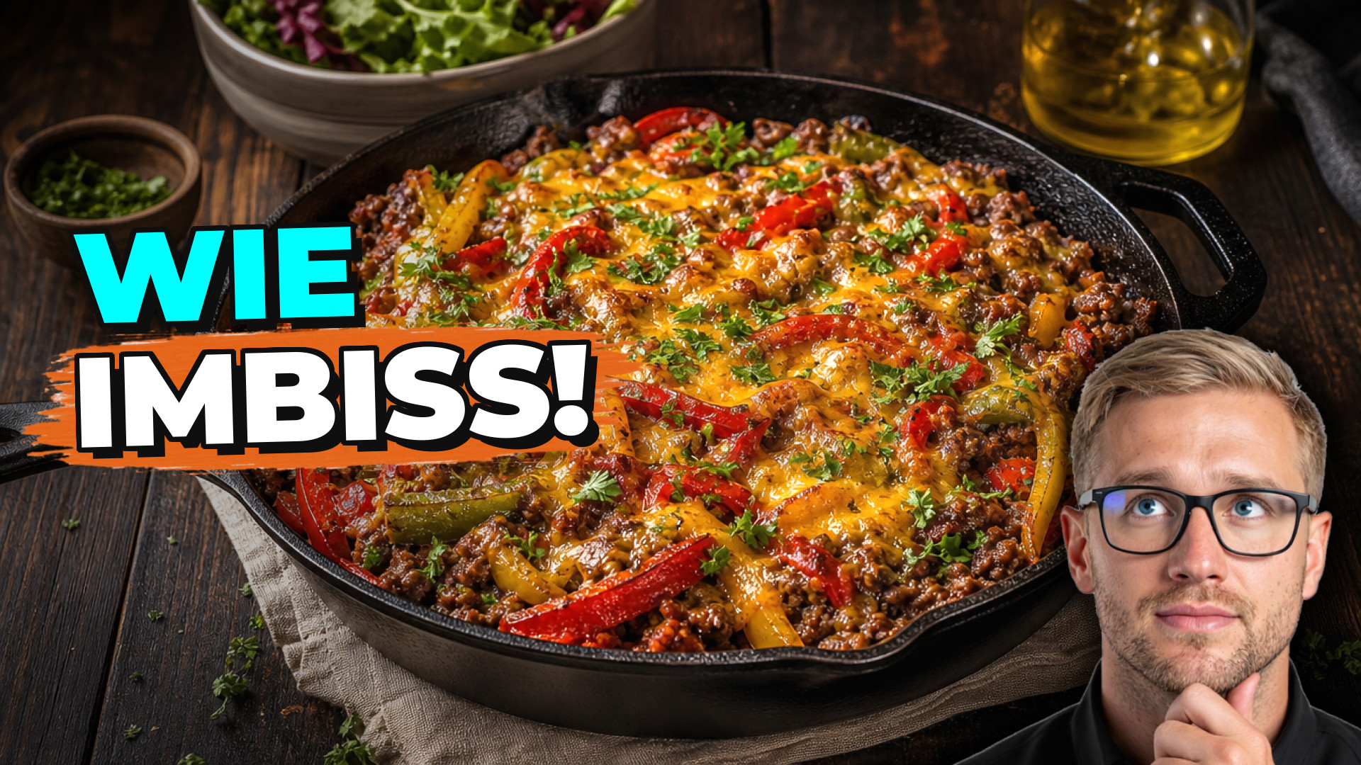 Low-Carb Hackfleischpfanne im Imbiss-Style – schnelles, deftiges Alltagsgericht ohne Brot