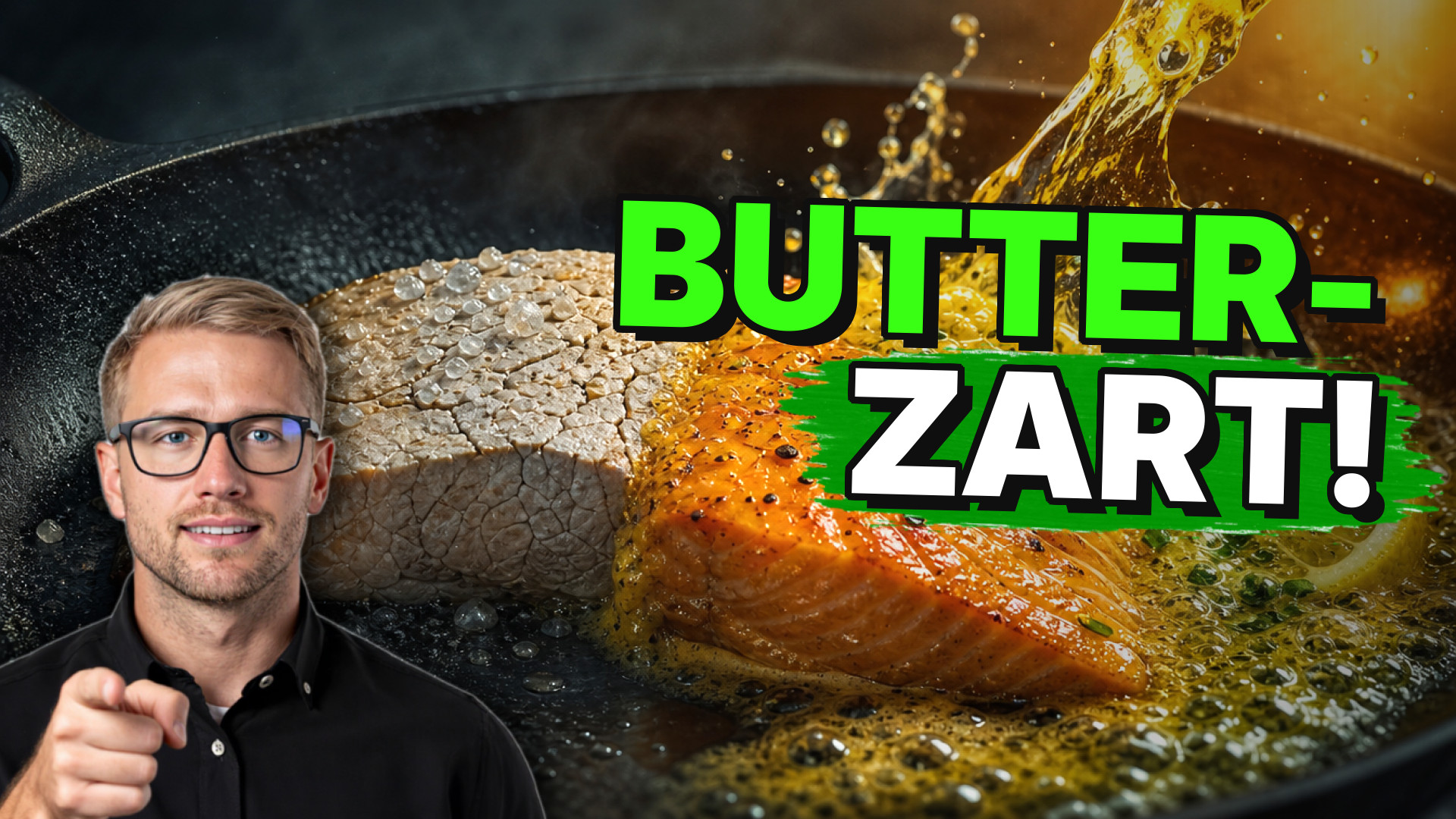 Schneller Low-Carb Lachs aus der Pfanne mit Zitronenbutter und Brokkoli – in 15 Minuten